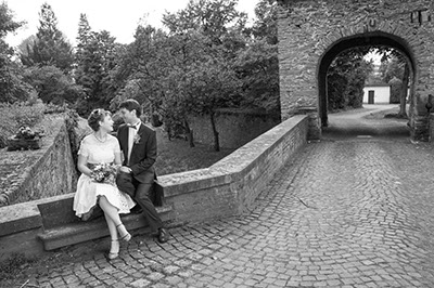 Hochzeitsfotografie des Brautpaares Julia und Christoph in Mettmann und Düsseldorf