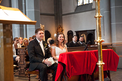 Hochzeitfoto in der Altsadt von Düsseldorf 