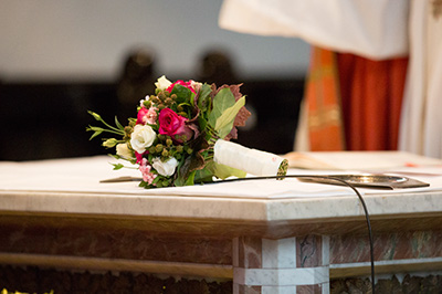 Hochzeitfoto in der Altsadt von Düsseldorf 