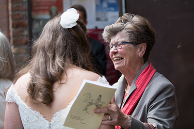 Hochzeitfoto in der Altsadt von Düsseldorf 