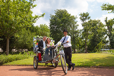 Hochzeitfoto in der Altsadt von Düsseldorf 