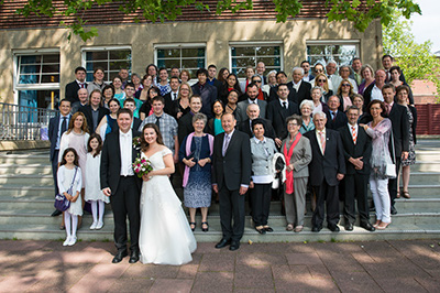 Hochzeitfoto in der Altsadt von Düsseldorf 