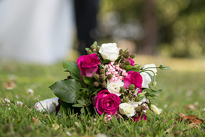 Hochzeitfoto in der Altsadt von Düsseldorf 