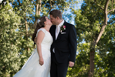 Hochzeitfoto in der Altsadt von Düsseldorf 