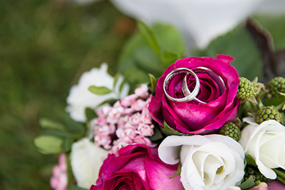 Hochzeitfoto in der Altsadt von Düsseldorf 