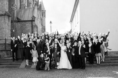 Hochzeitsfotos von der Heinrichshütte und vom Dom in Hattingen bei Essen