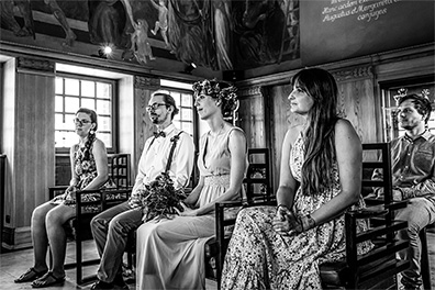 Hochzeitsfotos der standesamtlichen Trauung im Hochzeitsturm auf der Mathildenhöhe in Darmstadt