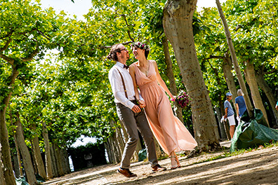 Hochzeitsfotos der standesamtlichen Trauung im Hochzeitsturm auf der Mathildenhöhe in Darmstadt