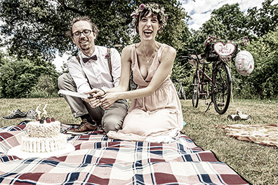 Hochzeitsfotos der standesamtlichen Trauung im Hochzeitsturm auf der Mathildenhöhe in Darmstadt