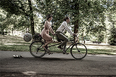 Hochzeitsfotos der standesamtlichen Trauung im Hochzeitsturm auf der Mathildenhöhe in Darmstadt