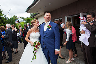 Hochzeitsfotografie des Brautpaares Ariane und Thorsten in Velbert-Neviges, Mettmann und Ratingen