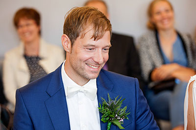 Die Hochzeitsfotos im Lotharinger Kloster in Münster und während der Scheunenhochzeit im Münsterland