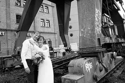 Die Hochzeitsfotos im Lotharinger Kloster in Münster und während der Scheunenhochzeit im Münsterland