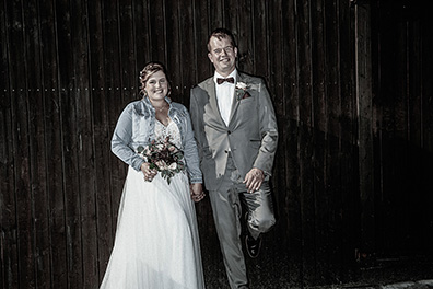 Schönes Hochzeitsfoto von Chrissy & Christian in Mettmann, Ratingen