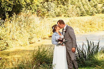 Schönes Hochzeitsfoto von Chrissy & Christian in Mettmann, Ratingen