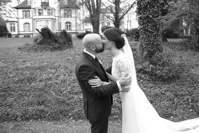 Hochzeitfoto der kirchlichen Trauung in der Neanderkirche und in der Olive in Erkrath-Hochdahl