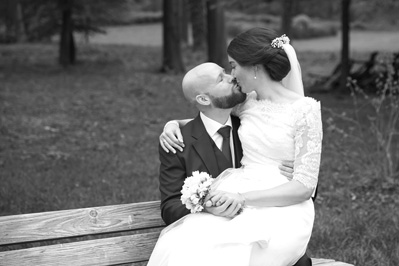 Hochzeitfoto der kirchlichen Trauung in der Neanderkirche und in der Olive in Erkrath-Hochdahl