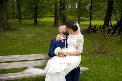 Hochzeitfoto der kirchlichen Trauung in der Neanderkirche und in der Olive in Erkrath-Hochdahl