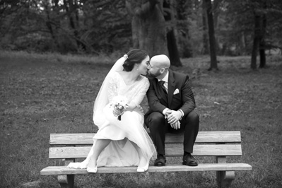 Hochzeitfoto der kirchlichen Trauung in der Neanderkirche und in der Olive in Erkrath-Hochdahl