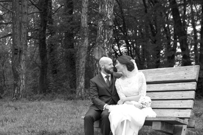 Hochzeitfoto der kirchlichen Trauung in der Neanderkirche und in der Olive in Erkrath-Hochdahl