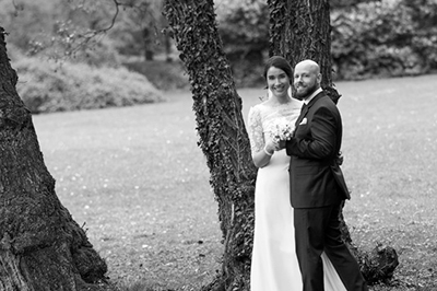 Hochzeitfoto der kirchlichen Trauung in der Neanderkirche und in der Olive in Erkrath-Hochdahl