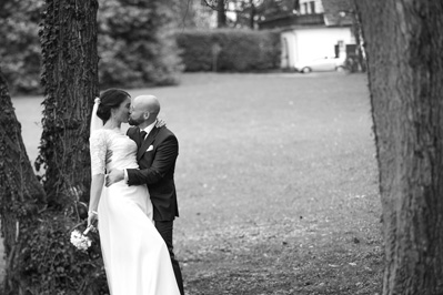 Hochzeitfoto der kirchlichen Trauung in der Neanderkirche und in der Olive in Erkrath-Hochdahl