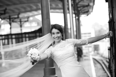 Hochzeitfoto der kirchlichen Trauung in der Neanderkirche und in der Olive in Erkrath-Hochdahl