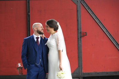 Hochzeitfoto der kirchlichen Trauung in der Neanderkirche und in der Olive in Erkrath-Hochdahl