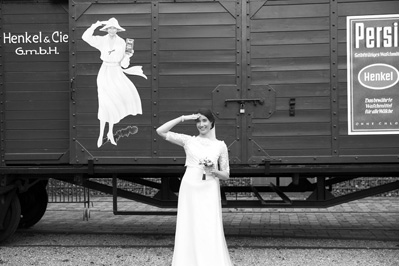 Hochzeitfoto der kirchlichen Trauung in der Neanderkirche und in der Olive in Erkrath-Hochdahl