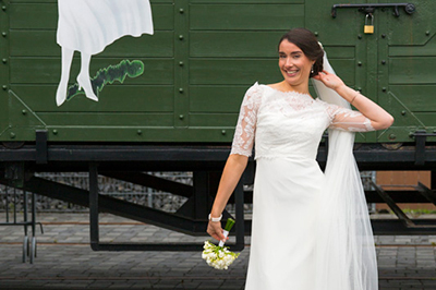 Hochzeitfoto der kirchlichen Trauung in der Neanderkirche und in der Olive in Erkrath-Hochdahl