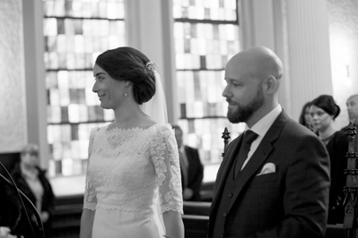 Hochzeitfoto der kirchlichen Trauung in der Neanderkirche und in der Olive in Erkrath-Hochdahl