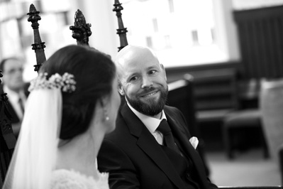 Hochzeitfoto der kirchlichen Trauung in der Neanderkirche und in der Olive in Erkrath-Hochdahl