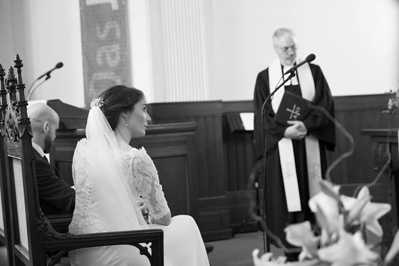 Hochzeitfoto der kirchlichen Trauung in der Neanderkirche und in der Olive in Erkrath-Hochdahl