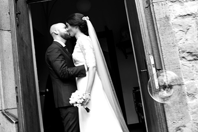 Hochzeitfoto der kirchlichen Trauung in der Neanderkirche und in der Olive in Erkrath-Hochdahl