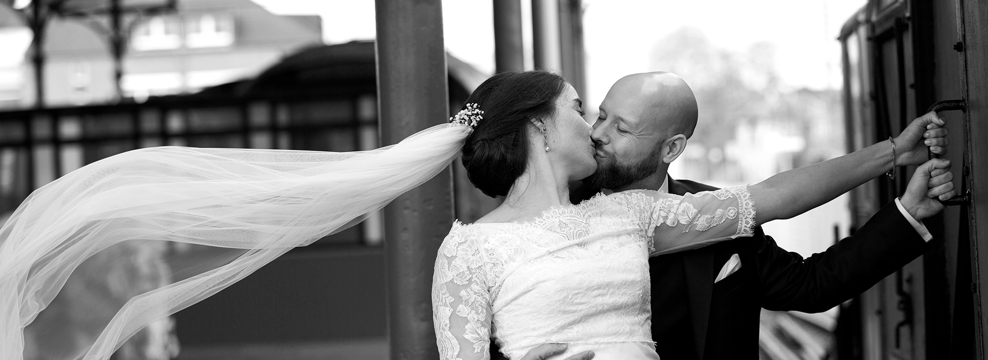 Hochzeitsfoto von Christine & Sven im Lockschuppen in Erkrath-Hochdahl