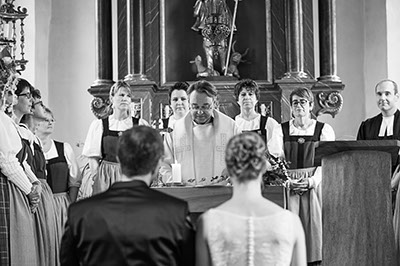 Hochzeitsfotos von Claudia und Oliver in Sarnen in der Schweiz 