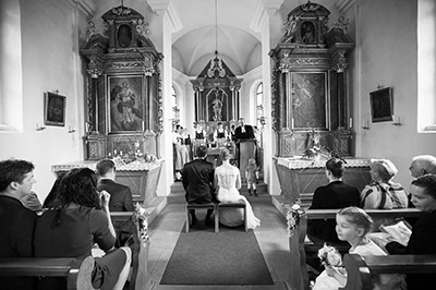 Hochzeitsfotos von Claudia und Oliver in Sarnen in der Schweiz 