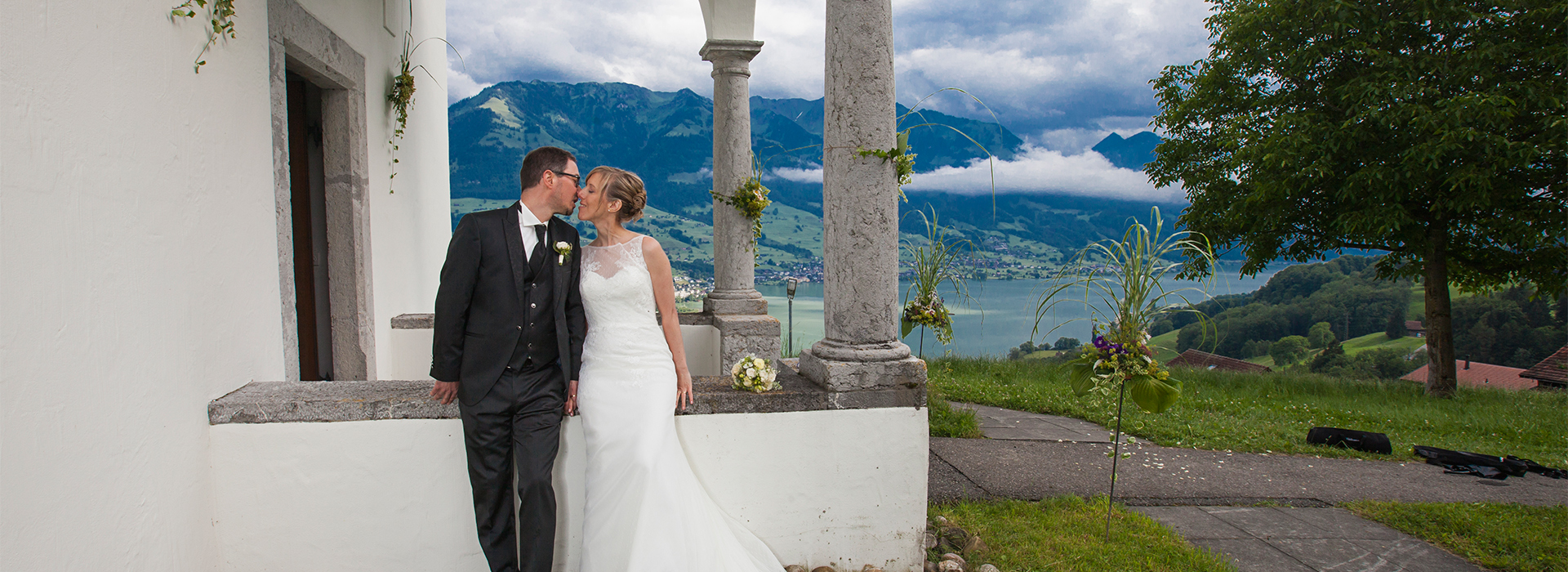 Hochzeitsfoto von Claudia & Oliver in Sarnen, Schweiz