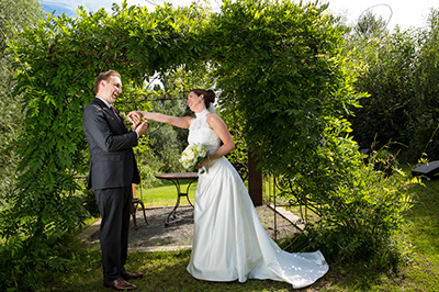 Hochzeitfoto auf Gut Höhne 