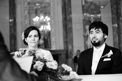 Hochzeitsfotos im Benrather Schloß in Düsseldorf 