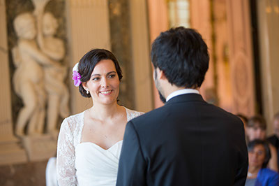 Hochzeitsfotos im Benrather Schloß in Düsseldorf 