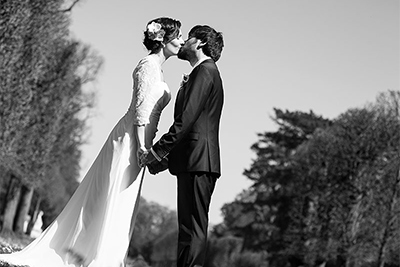 Hochzeitsfotos im Benrather Schloß in Düsseldorf 