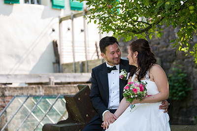 Hochzeitfoto auf Gut Höhne 