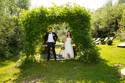 Hochzeitfoto auf Gut Höhne 
