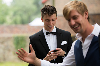 Hochzeitfoto im Haus Unterbach in Erkrath 