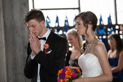 Hochzeitfoto im Haus Unterbach in Erkrath 