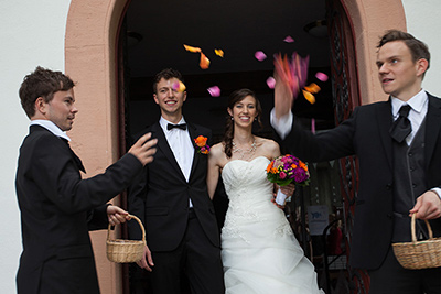 Hochzeitfoto im Haus Unterbach in Erkrath 