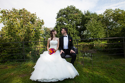 Hochzeitfoto im Haus Unterbach in Erkrath 