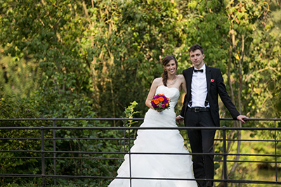 Hochzeitfoto im Haus Unterbach in Erkrath 