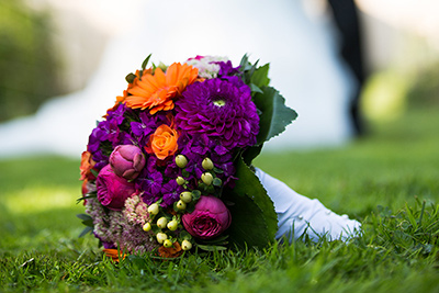 Hochzeitfoto im Haus Unterbach in Erkrath 